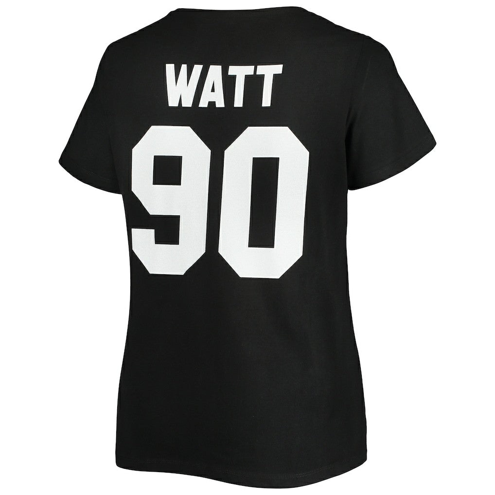 Pittsburgh Steelers T.J. Watt  Women's Plus Size Name & Number V-Neck T-Shirt | NFL Online