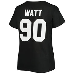 Pittsburgh Steelers T.J. Watt  Women's Plus Size Name & Number V-Neck T-Shirt | NFL Online