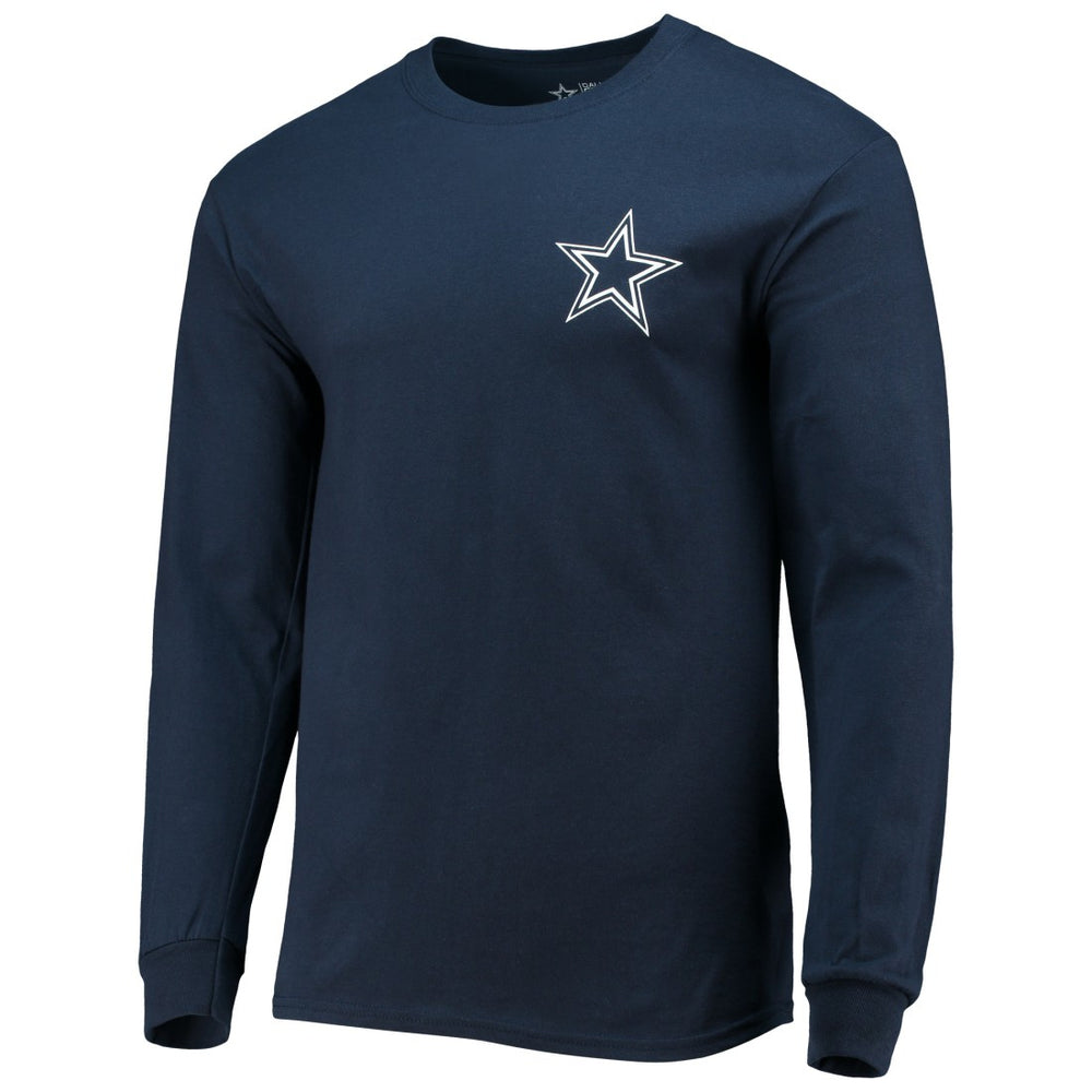 Dallas Cowboys #1 Dad Long Sleeve T-Shirt | NFL New