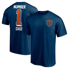 Chicago Bears #1 Dad T-Shirt | NFL Sale