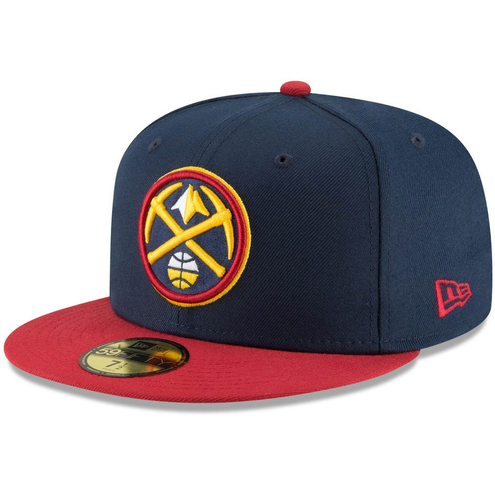 Navy/Red Denver Nuggets 2-Tone 59FIFTY Fitted Hat sale | NBA