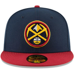Navy/Red Denver Nuggets 2-Tone 59FIFTY Fitted Hat sale | NBA