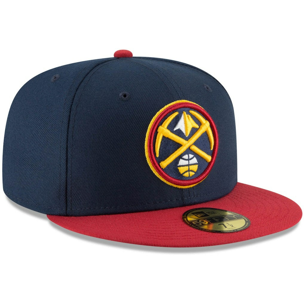 Navy/Red Denver Nuggets 2-Tone 59FIFTY Fitted Hat sale | NBA