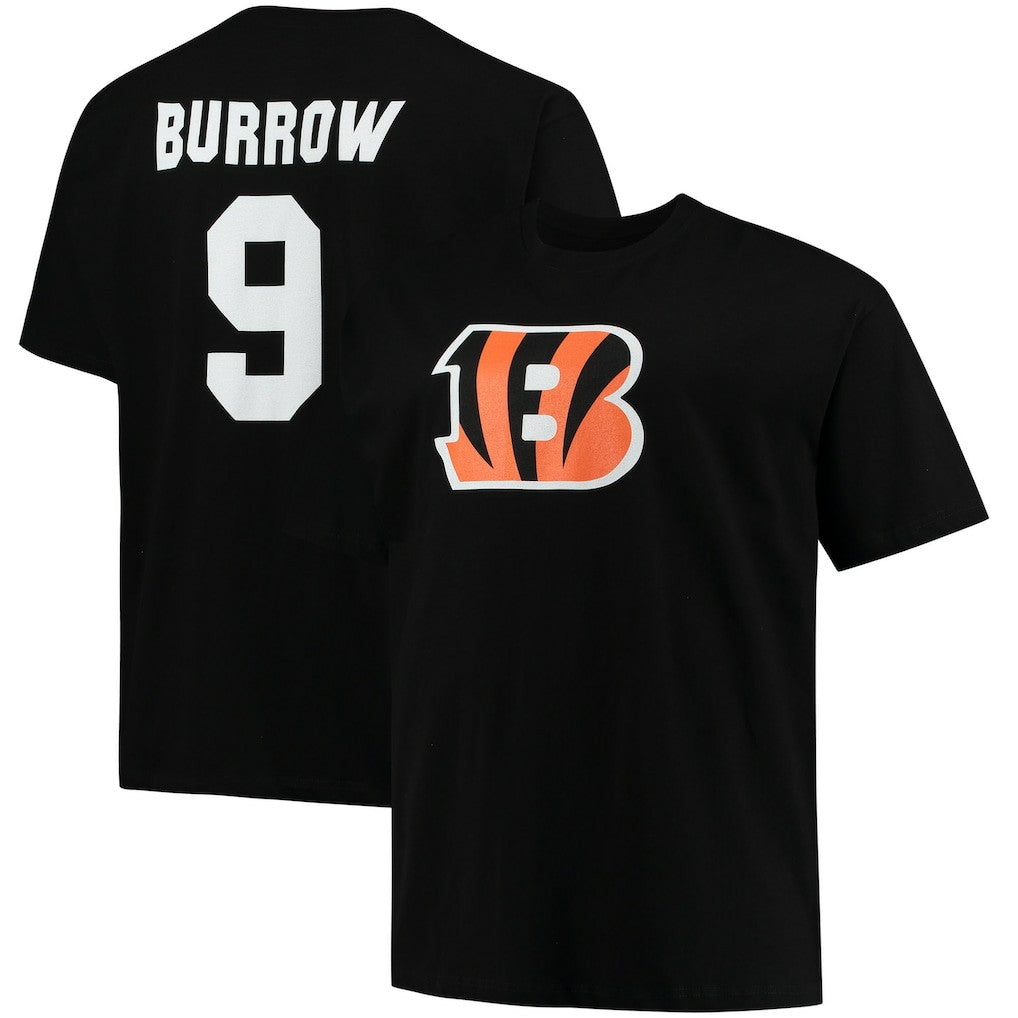 Cincinnati Bengals Joe Burrow  Big & Tall Player Name & Number T-Shirt | NFL Near me