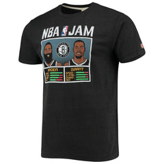 Heathered Charcoal James Harden & Kevin Durant Brooklyn Nets Homage NBA Jam T-Shirt | NBA