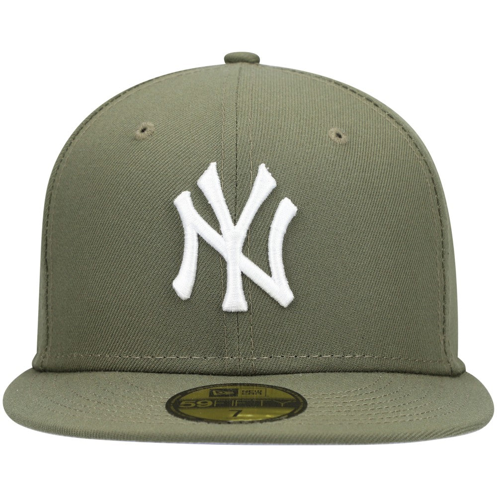 New York Yankees New Era White Logo 59FIFTY Fitted Hat - MLB Hats