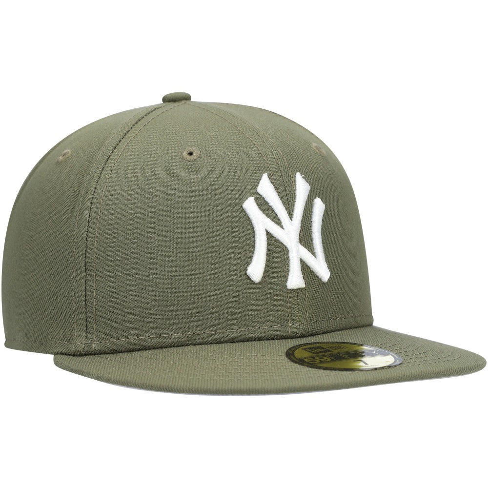 New York Yankees New Era White Logo 59FIFTY Fitted Hat - MLB Hats