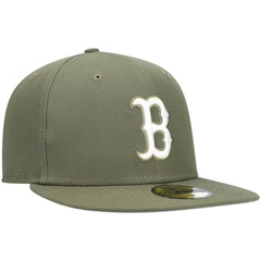 Boston Red Sox New Era White Logo 59FIFTY Fitted Hat - MLB Hats