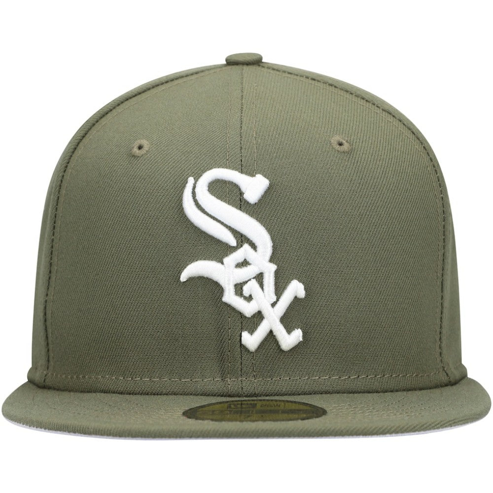 Chicago White Sox New Era White Logo 59FIFTY Fitted Hat - MLB Hats