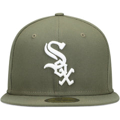 Chicago White Sox New Era White Logo 59FIFTY Fitted Hat - MLB Hats