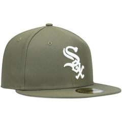 Chicago White Sox New Era White Logo 59FIFTY Fitted Hat - MLB Hats