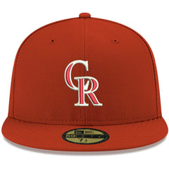 Colorado Rockies New Era White Logo 59FIFTY Fitted Hat - MLB Hats