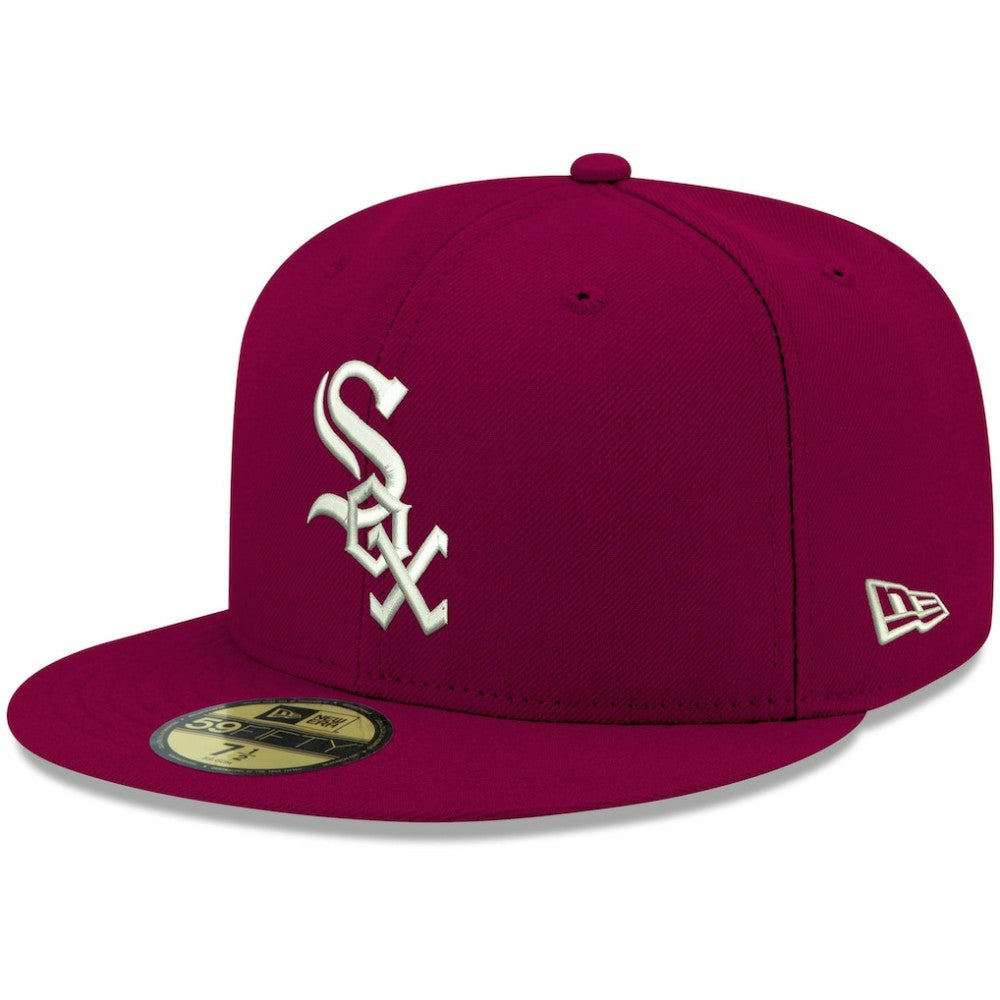 Chicago White Sox New Era White Logo 59FIFTY Fitted Hat - MLB Hats