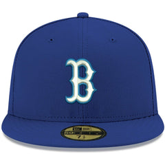 Boston Red Sox New Era White Logo 59FIFTY Fitted Hat - MLB Hats