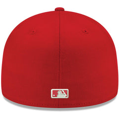 Los Angeles Angels New Era White Logo 59FIFTY Fitted Hat - MLB Hats