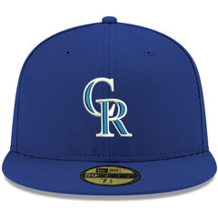 Colorado Rockies New Era White Logo 59FIFTY Fitted Hat - MLB Hats