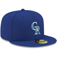Colorado Rockies New Era White Logo 59FIFTY Fitted Hat - MLB Hats