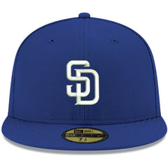 San Diego Padres New Era White Logo 59FIFTY Fitted Hat - MLB Hats