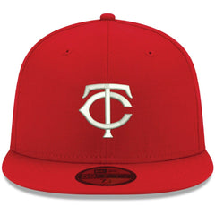Minnesota Twins New Era White Logo 59FIFTY Fitted Hat - MLB Hats