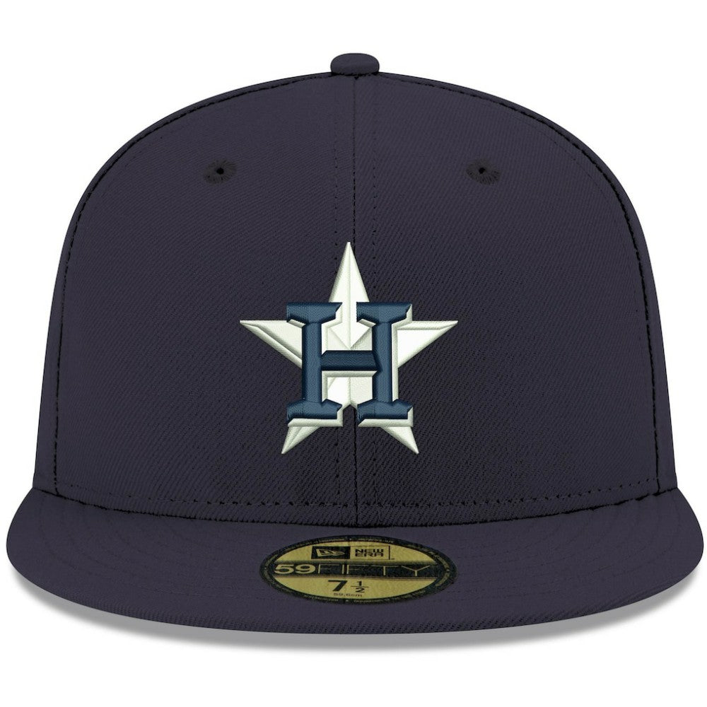 Houston Astros New Era White Logo 59FIFTY Fitted Hat - MLB Hats