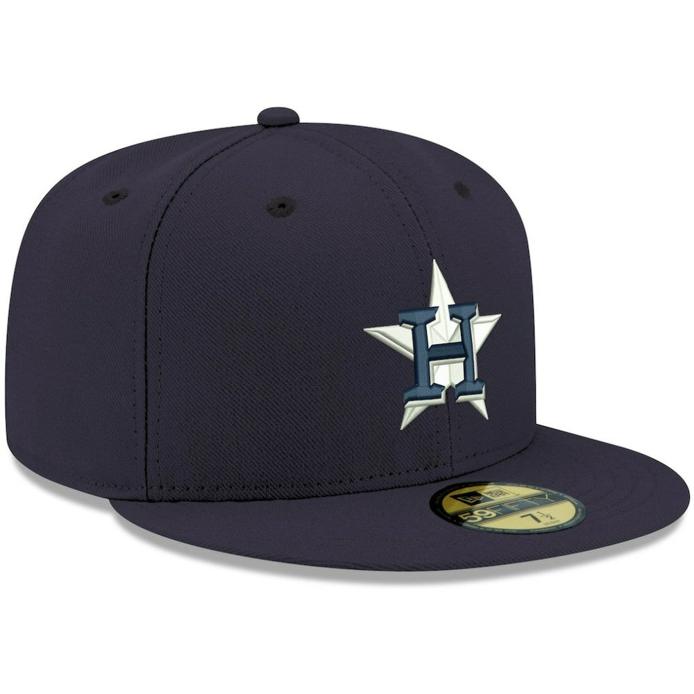 Houston Astros New Era White Logo 59FIFTY Fitted Hat - MLB Hats
