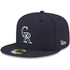 Colorado Rockies New Era White Logo 59FIFTY Fitted Hat - MLB Hats