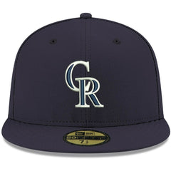Colorado Rockies New Era White Logo 59FIFTY Fitted Hat - MLB Hats