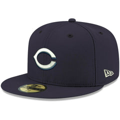 Cincinnati Reds New Era White Logo 59FIFTY Fitted Hat - MLB Hats