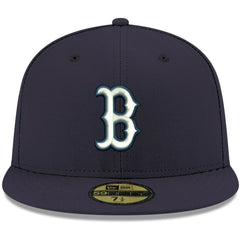 Boston Red Sox New Era White Logo 59FIFTY Fitted Hat - MLB Hats