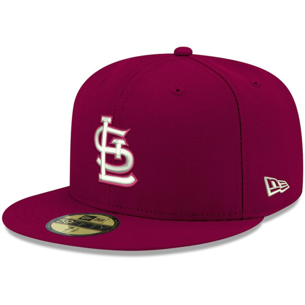 St. Louis Cardinals New Era White Logo 59FIFTY Fitted Hat - MLB Hats