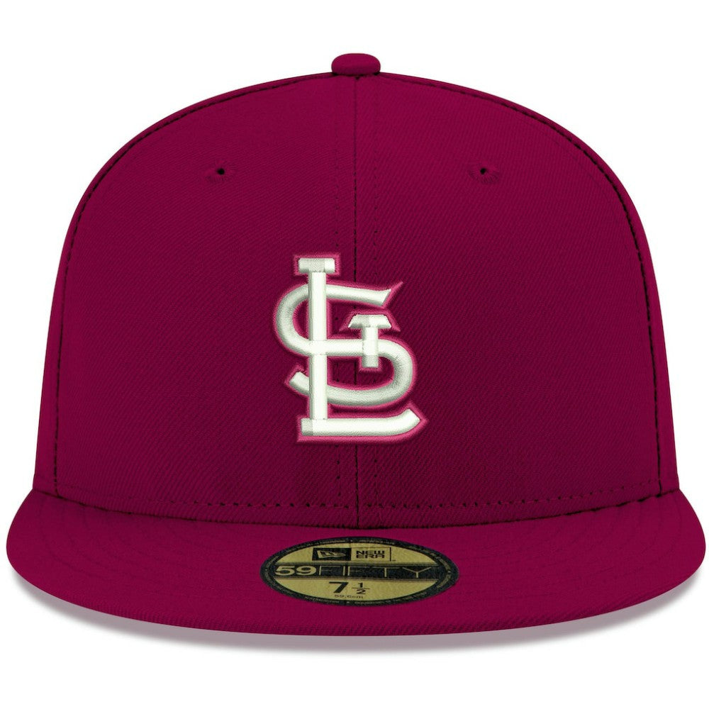 St. Louis Cardinals New Era White Logo 59FIFTY Fitted Hat - MLB Hats
