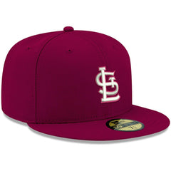 St. Louis Cardinals New Era White Logo 59FIFTY Fitted Hat - MLB Hats