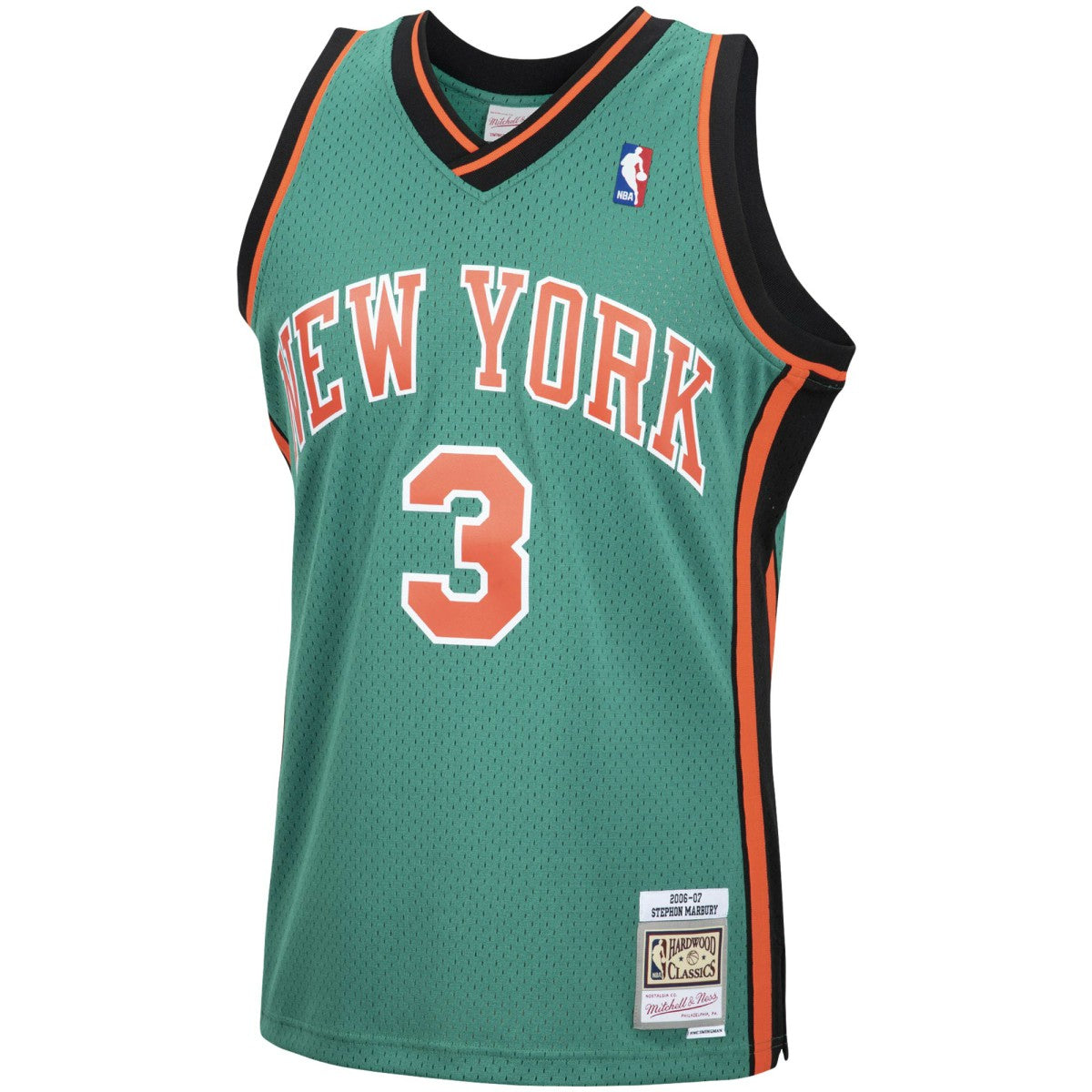 Green Stephon Marbury New York Knicks 2006/07 Hardwood Classics Swingman Jersey | NBA