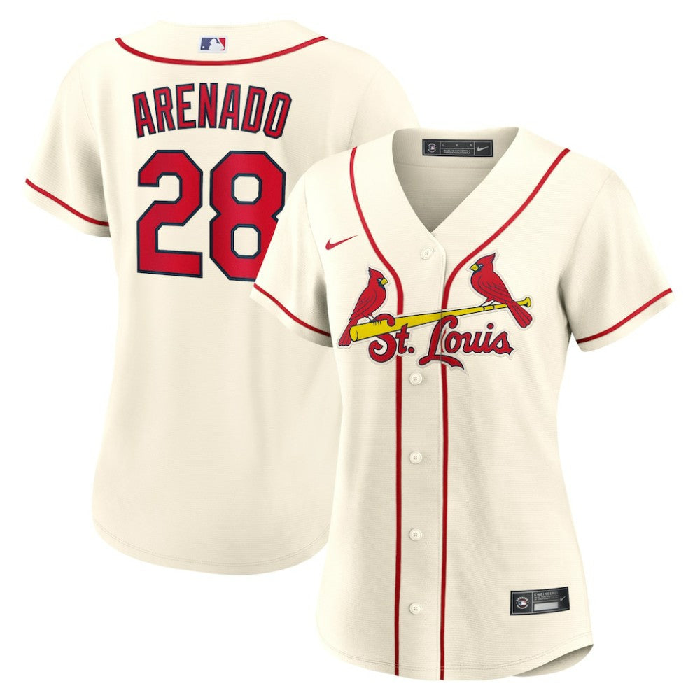 Nolan Arenado St. Louis Cardinals Nike Women's Alternate Replica Player Jersey - MLB Jerseys