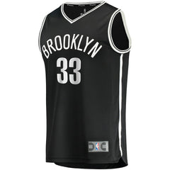 Black Nicolas Claxton Brooklyn Nets Fast Break Replica Jersey | NBA