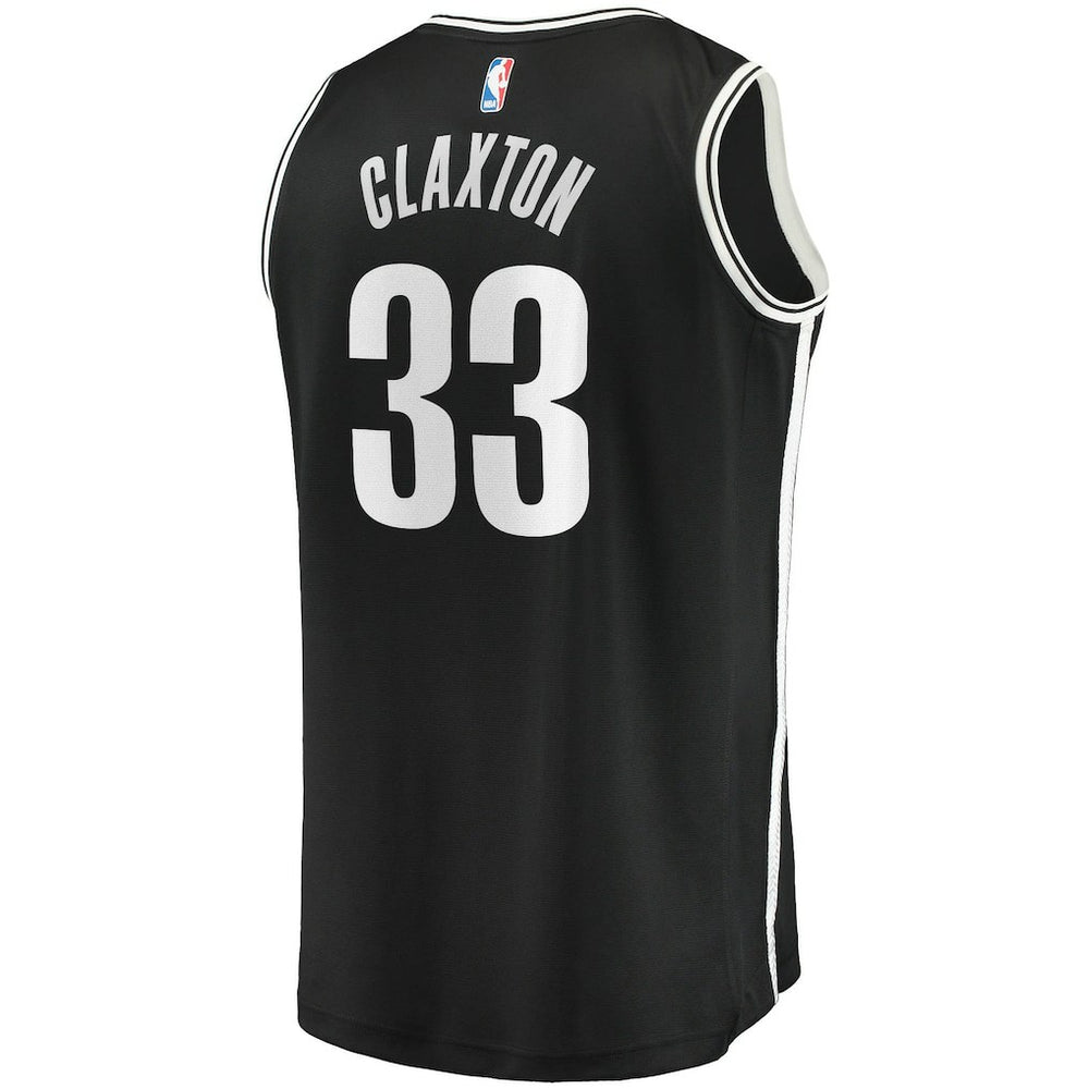 Black Nicolas Claxton Brooklyn Nets Fast Break Replica Jersey | NBA