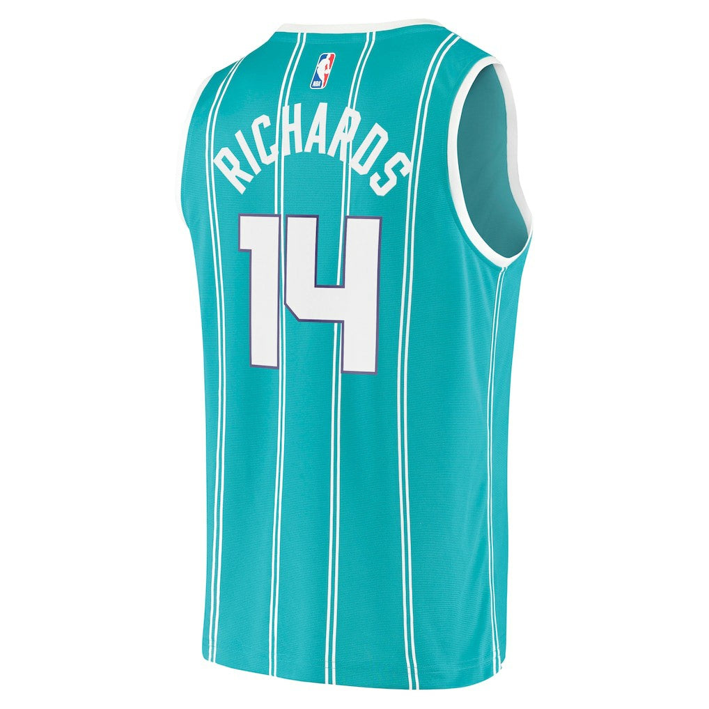Teal Nick Richards Charlotte Hornets Fast Break Replica Jersey | NBA