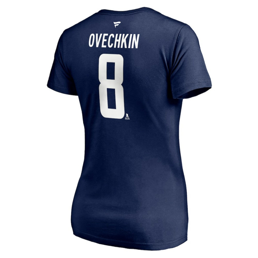 Alexander Ovechkin Washington Capitals Fanatics Women's Authentic Stack Name & Number V-Neck T-Shirt -  NHL T-shirts