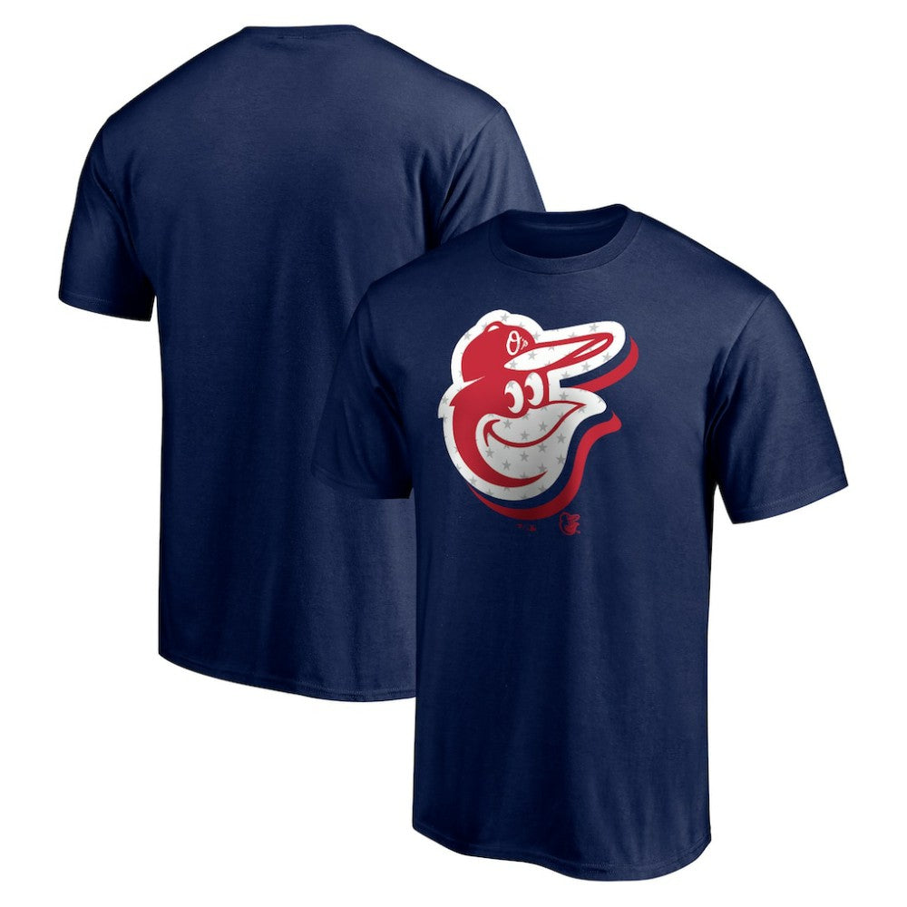 Baltimore Orioles Red White and Team T-Shirt - MLB T-shirts