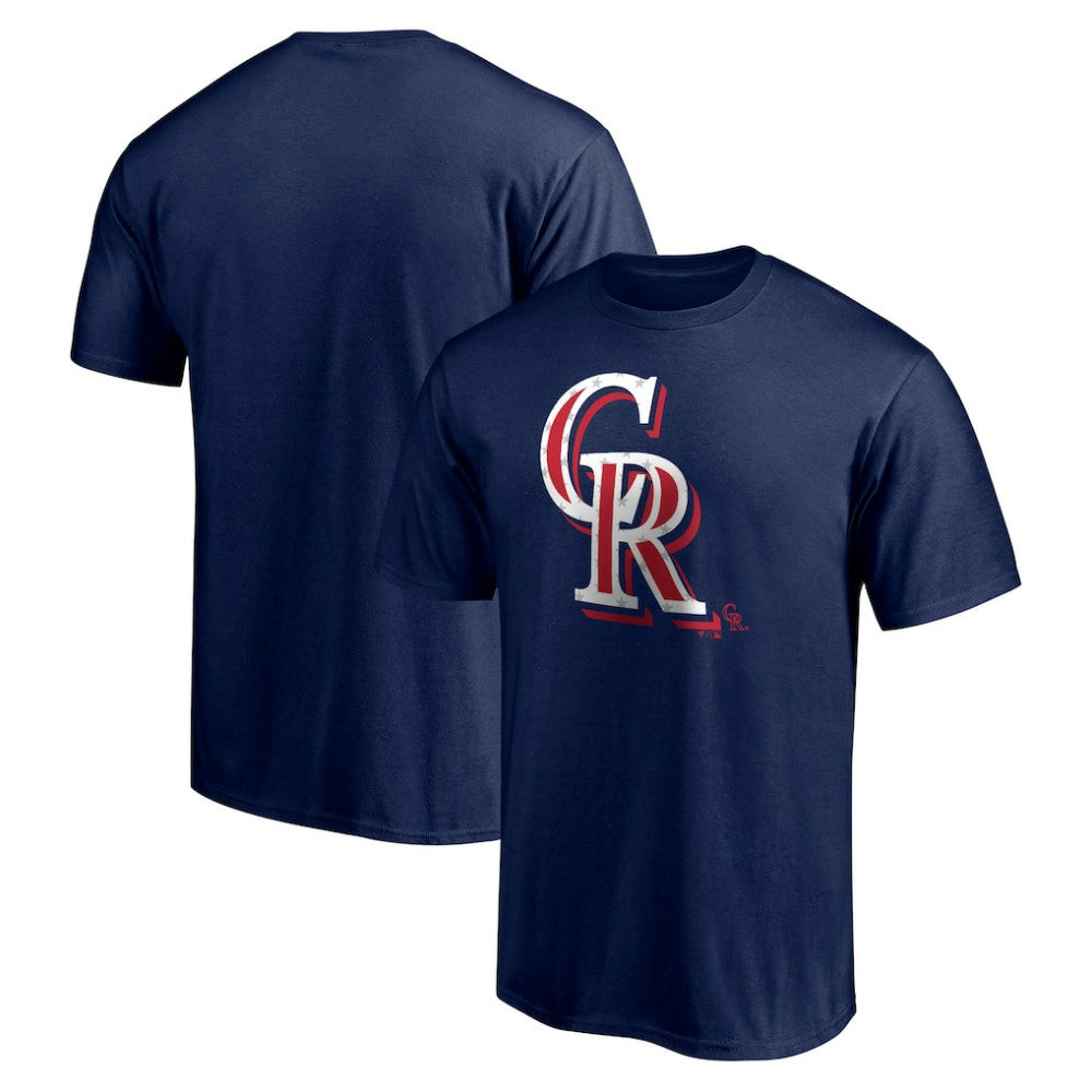 Colorado Rockies Red White and Team T-Shirt - MLB T-shirts