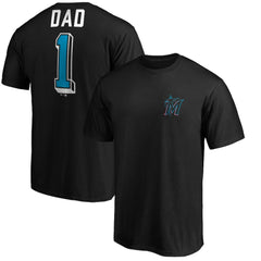 Miami Marlins Number One Dad T-Shirt - MLB T-shirts