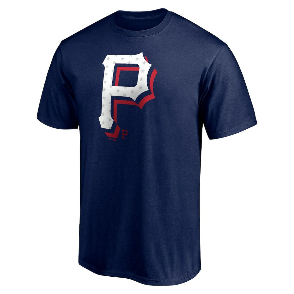 Pittsburgh Pirates Red White and Team T-Shirt - MLB T-shirts
