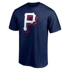 Pittsburgh Pirates Red White and Team T-Shirt - MLB T-shirts