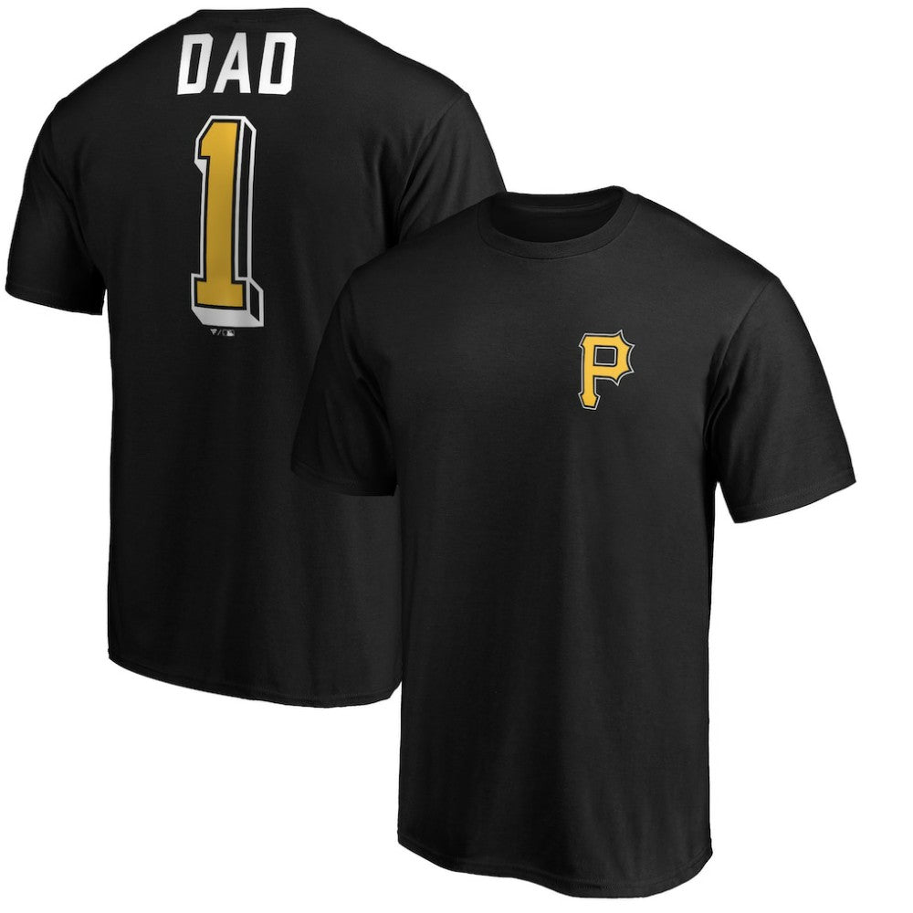 Pittsburgh Pirates Number One Dad T-Shirt - MLB T-shirts