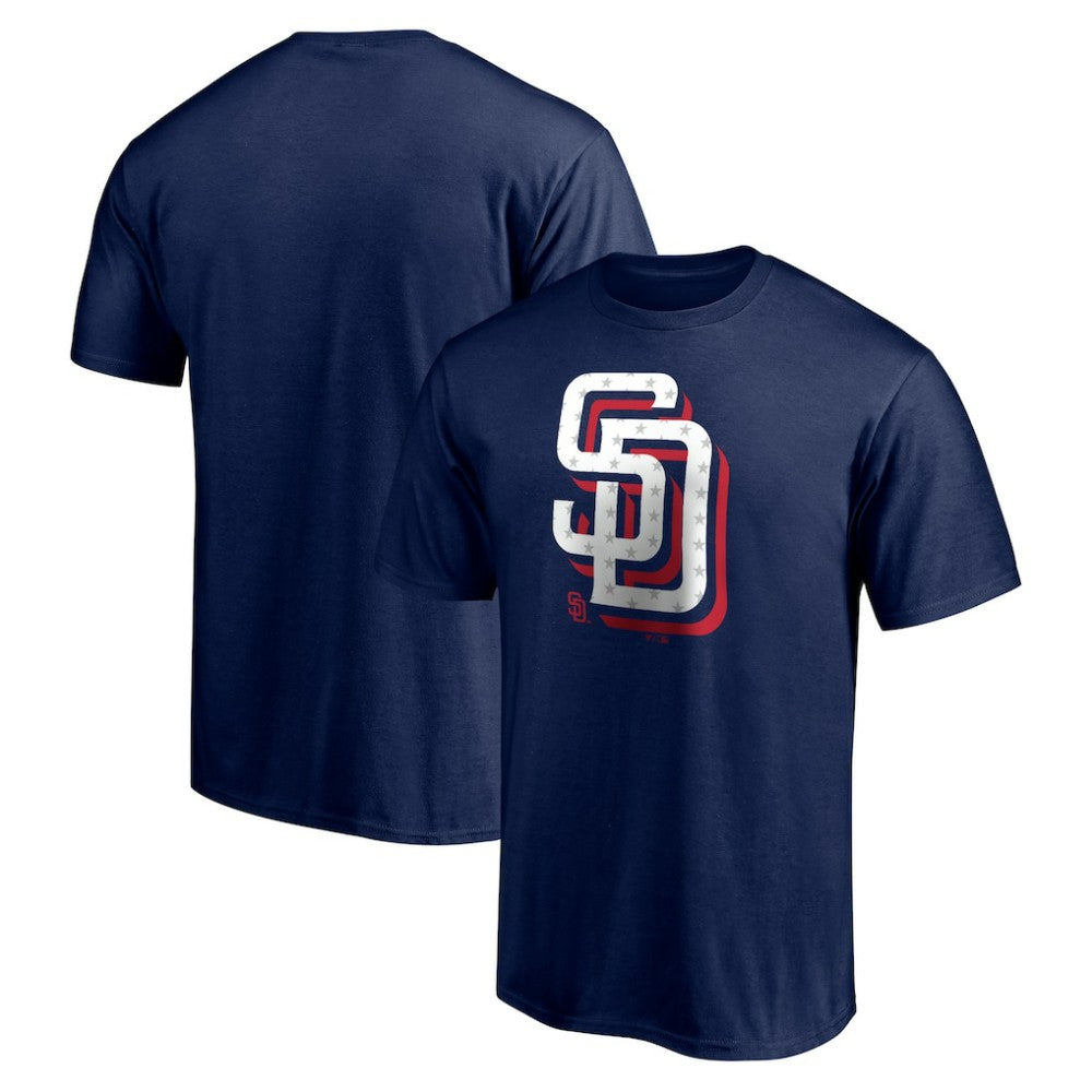San Diego Padres Red White and Team T-Shirt - MLB T-shirts