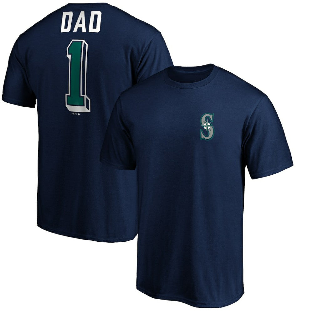 Seattle Mariners Number One Dad T-Shirt - MLB T-shirts