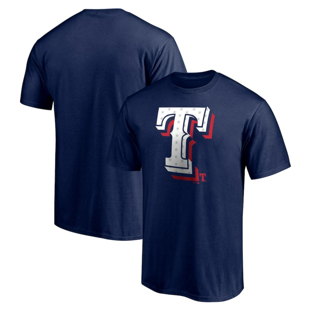 Texas Rangers Red White and Team T-Shirt - MLB T-shirts