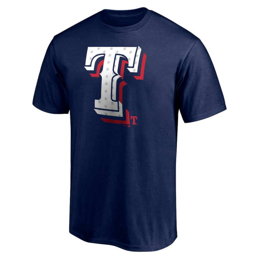 Texas Rangers Red White and Team T-Shirt - MLB T-shirts