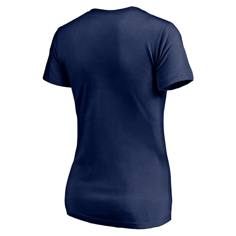Kansas City Royals Women's Red White and Team V-Neck T-Shirt - MLB T-shirts