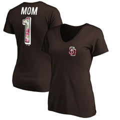 San Diego Padres Women's Mother's Day V-Neck T-Shirt - MLB T-shirts